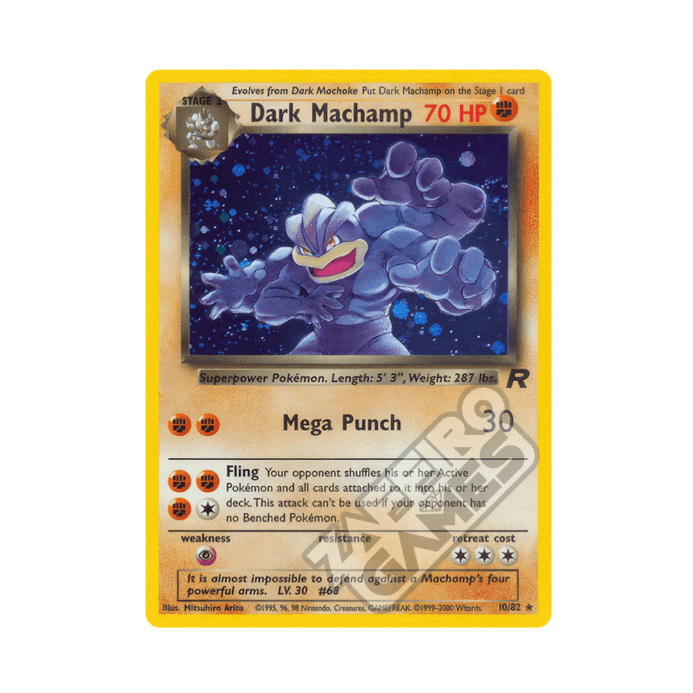10/82 Dark Machamp Holo Unlimited (ITA) - Team Rocket