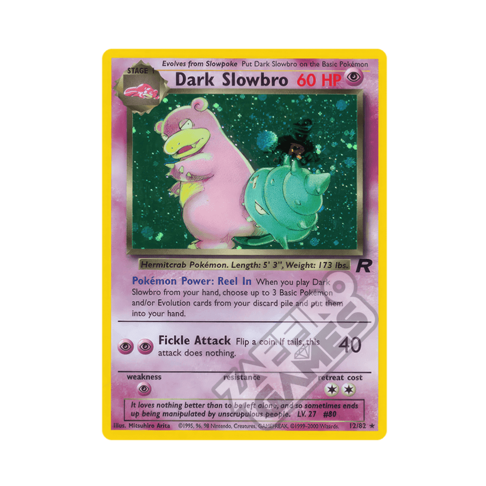 12/82 Dark Slowbro Holo Unlimited (ITA) - Team Rocket