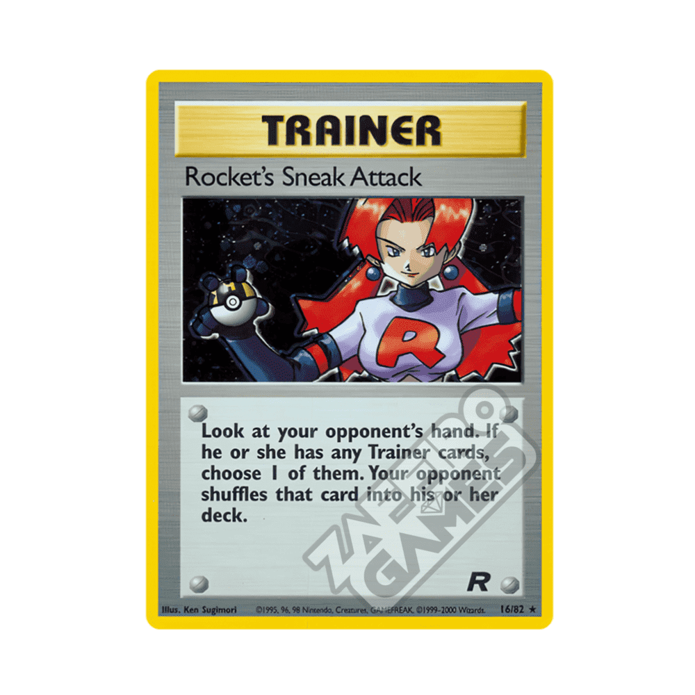 16/82 Attacco Furtivo Rocket Holo Unlimited (ITA) - Team Rocket