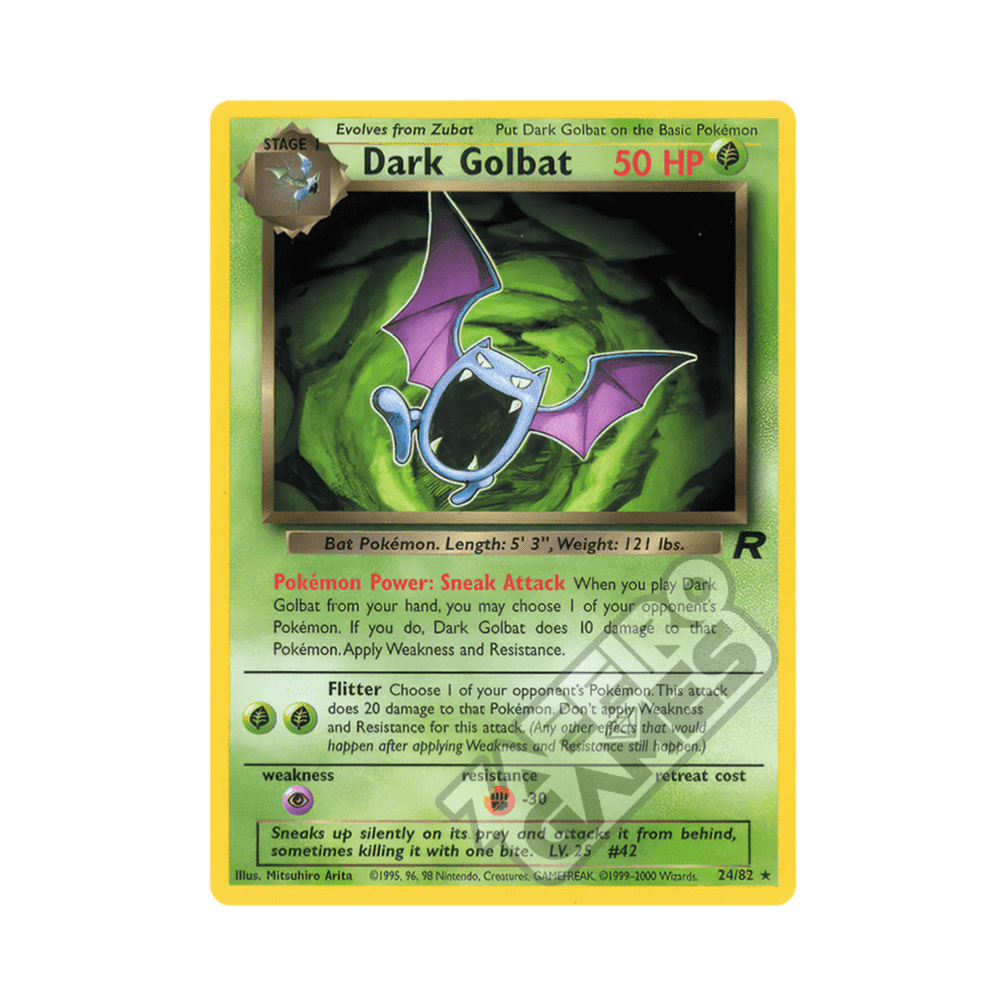 24/82 Dark Golbat Rara Unlimited (ITA) - Team Rocket