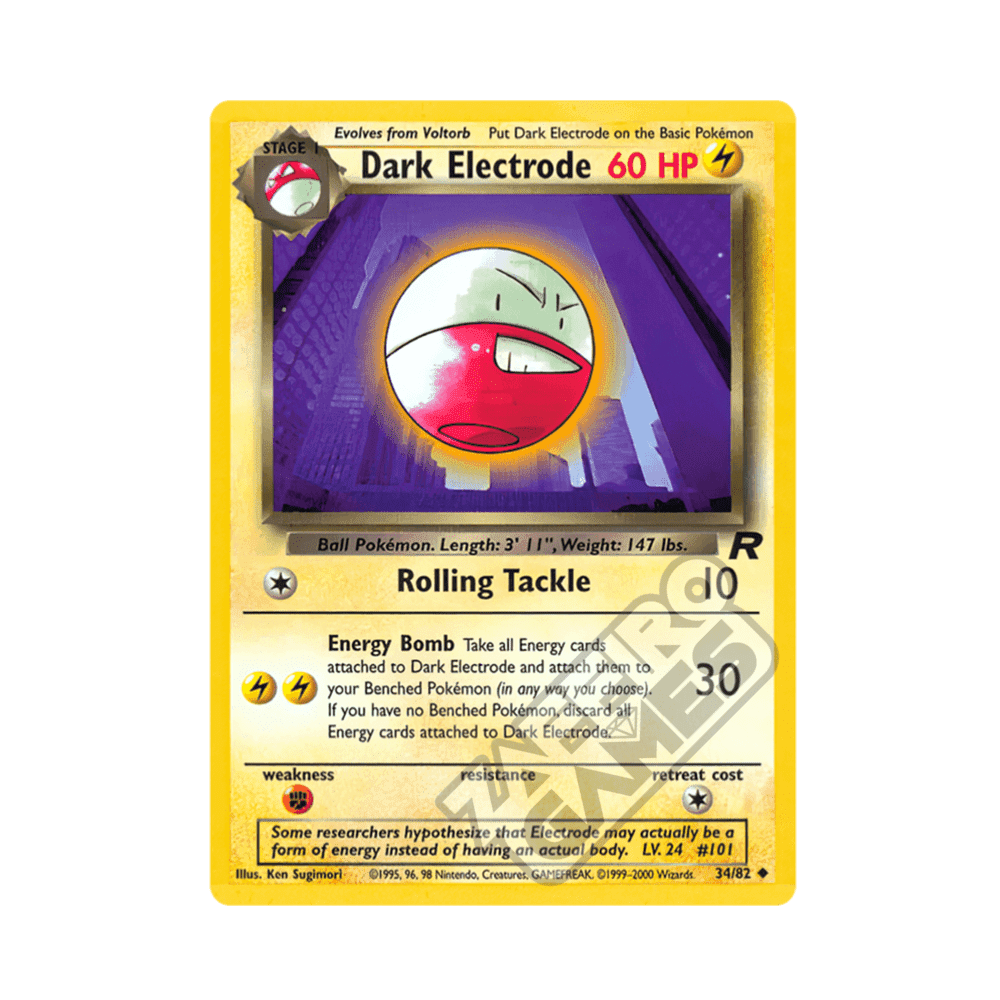 34/82 Dark Electrode Non Comune Unlimited (ITA) - Team Rocket
