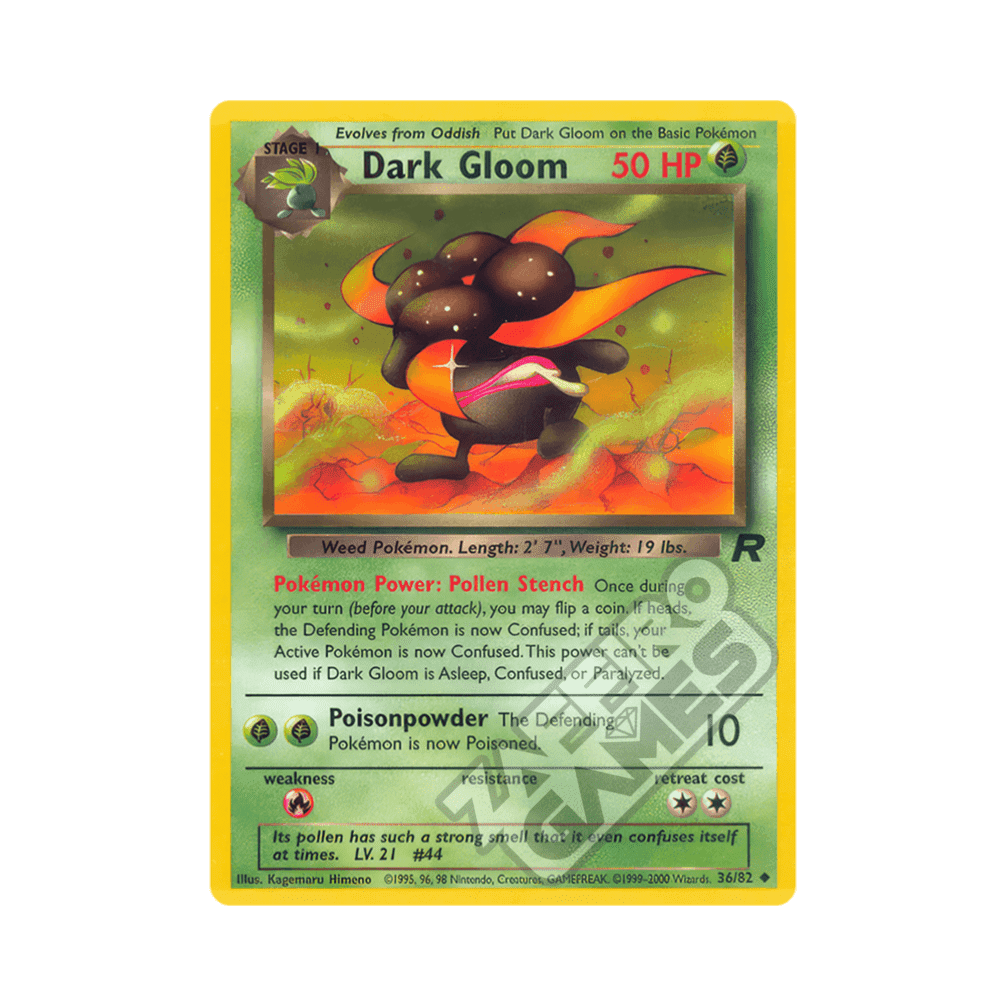 36/82 Dark Gloom Non Comune Unlimited (ITA) - Team Rocket