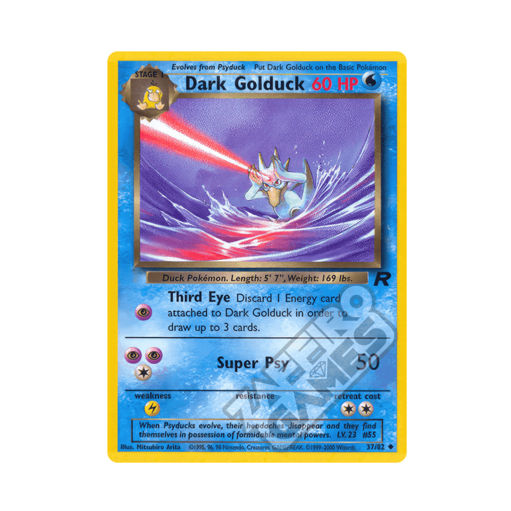 37/82 Dark Golduck Non Comune Unlimited (ITA) - Team Rocket