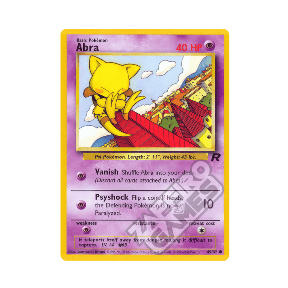 49/82 Abra Comune Unlimited (ITA) - Team Rocket