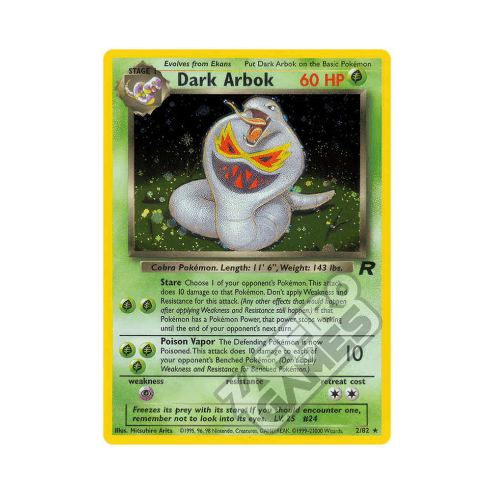 02/82 Dark Arbok Holo Unlimited (ITA) - Team Rocket