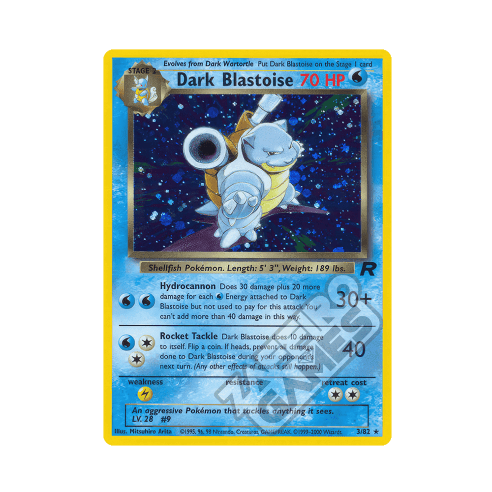 03/82 Dark Blastoise Holo Unlimited (ITA) - Team Rocket