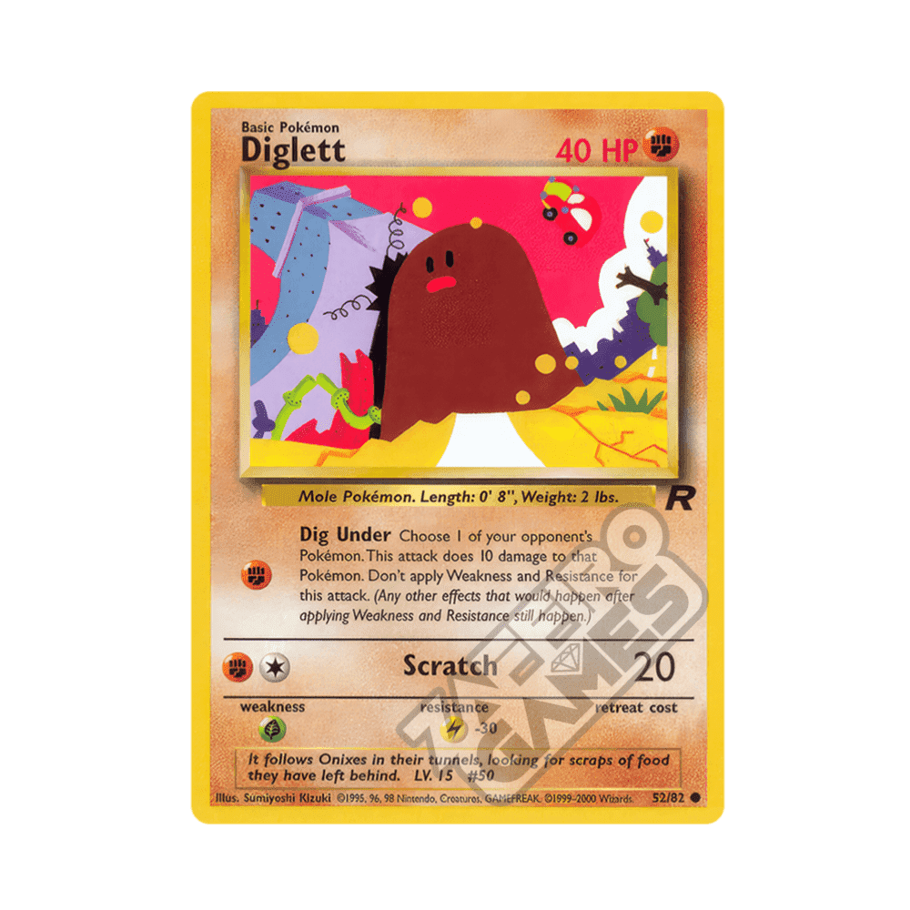 52/82 Diglett Comune Unlimited (ITA) - Team Rocket