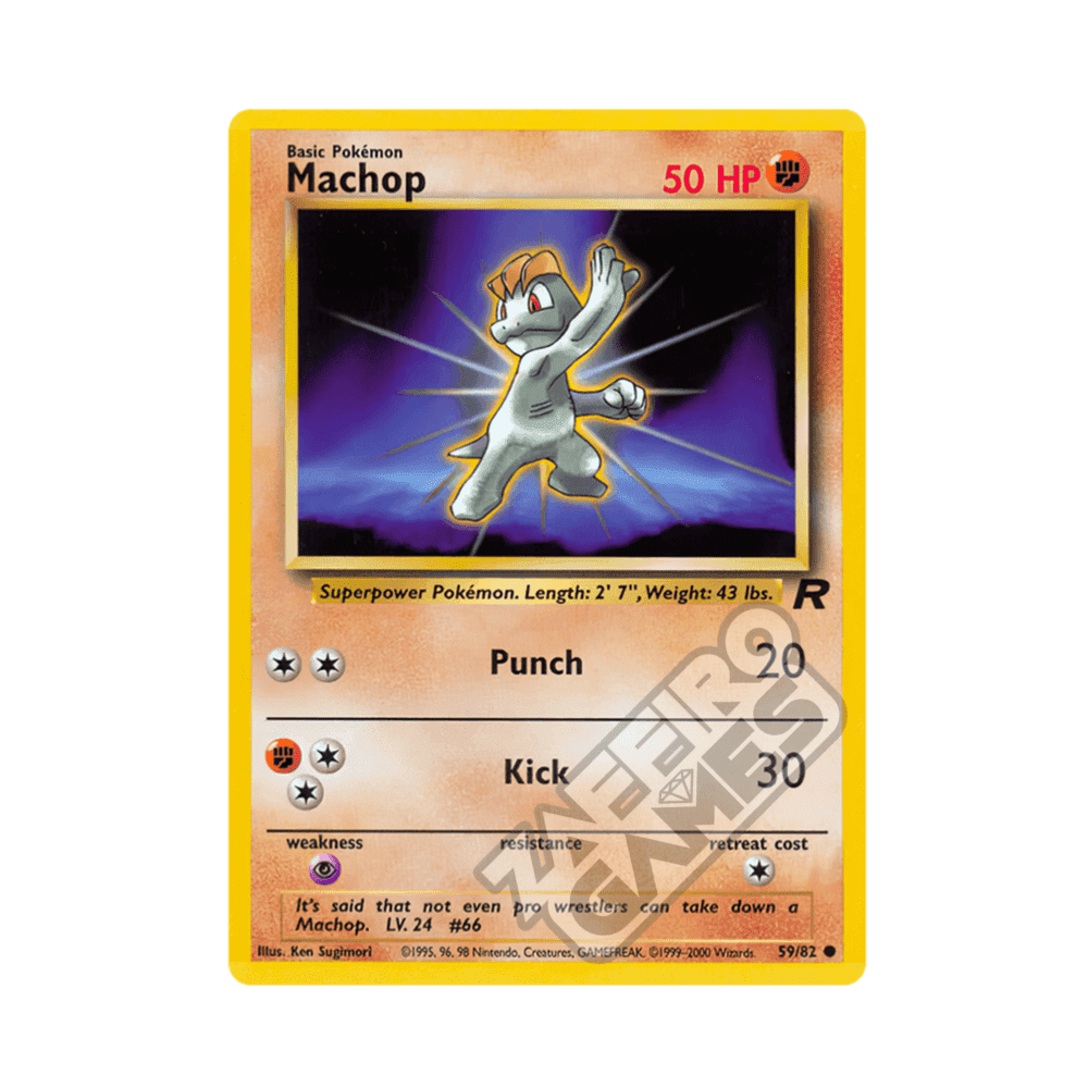 59/82 Machop Comune Unlimited (ITA) - Team Rocket