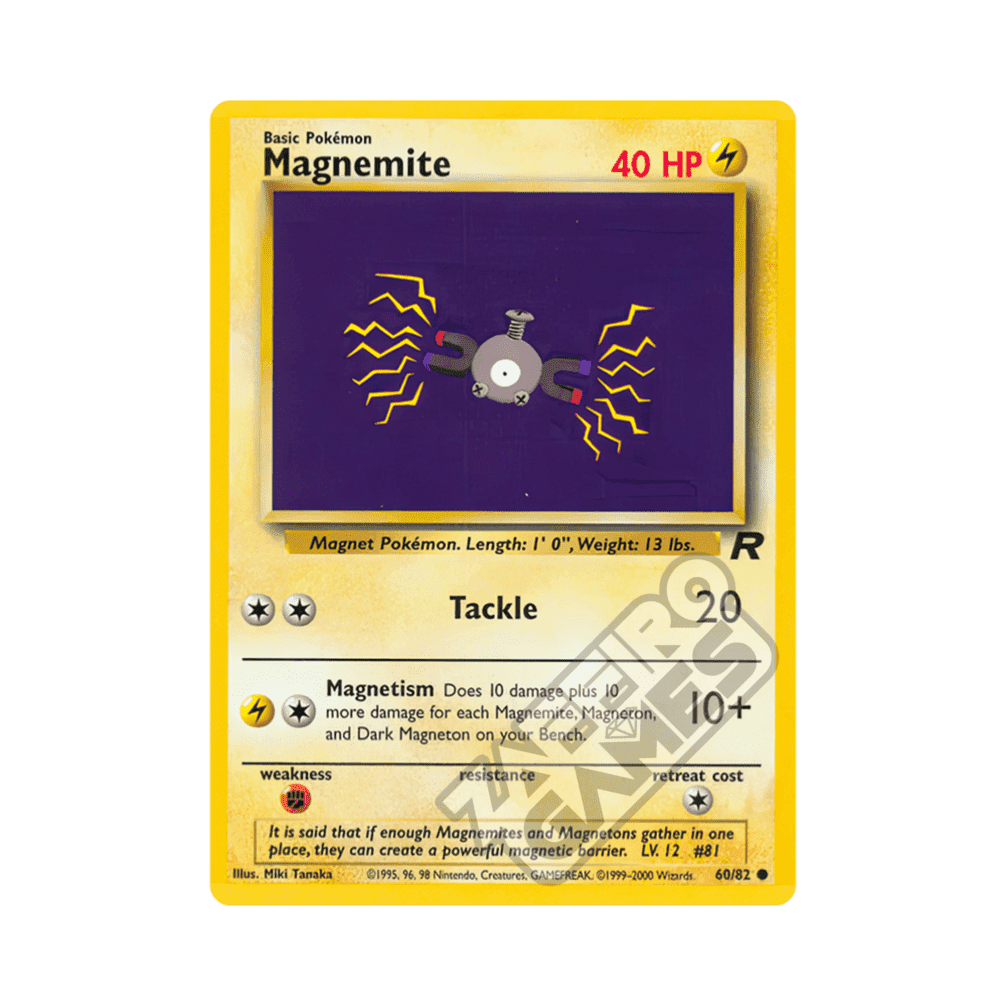 60/82 Magnemite Comune Unlimited (ITA) - Team Rocket