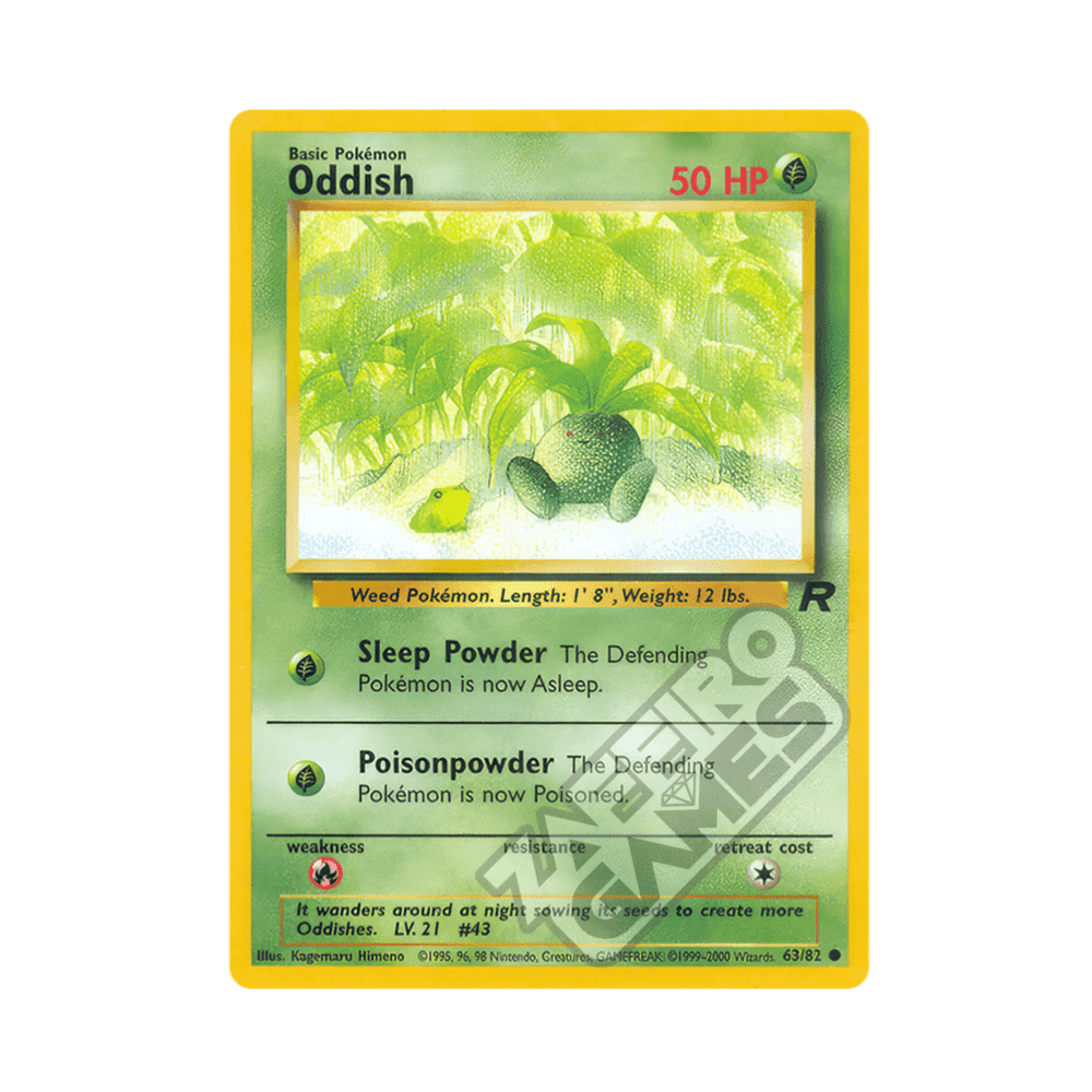 63/82 Oddish Comune Unlimited (ITA) - Team Rocket
