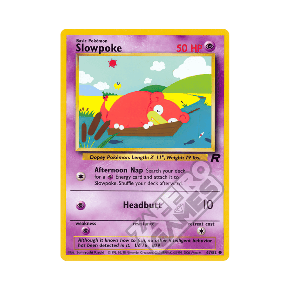67/82 Slowpoke Comune Unlimited (ITA) - Team Rocket