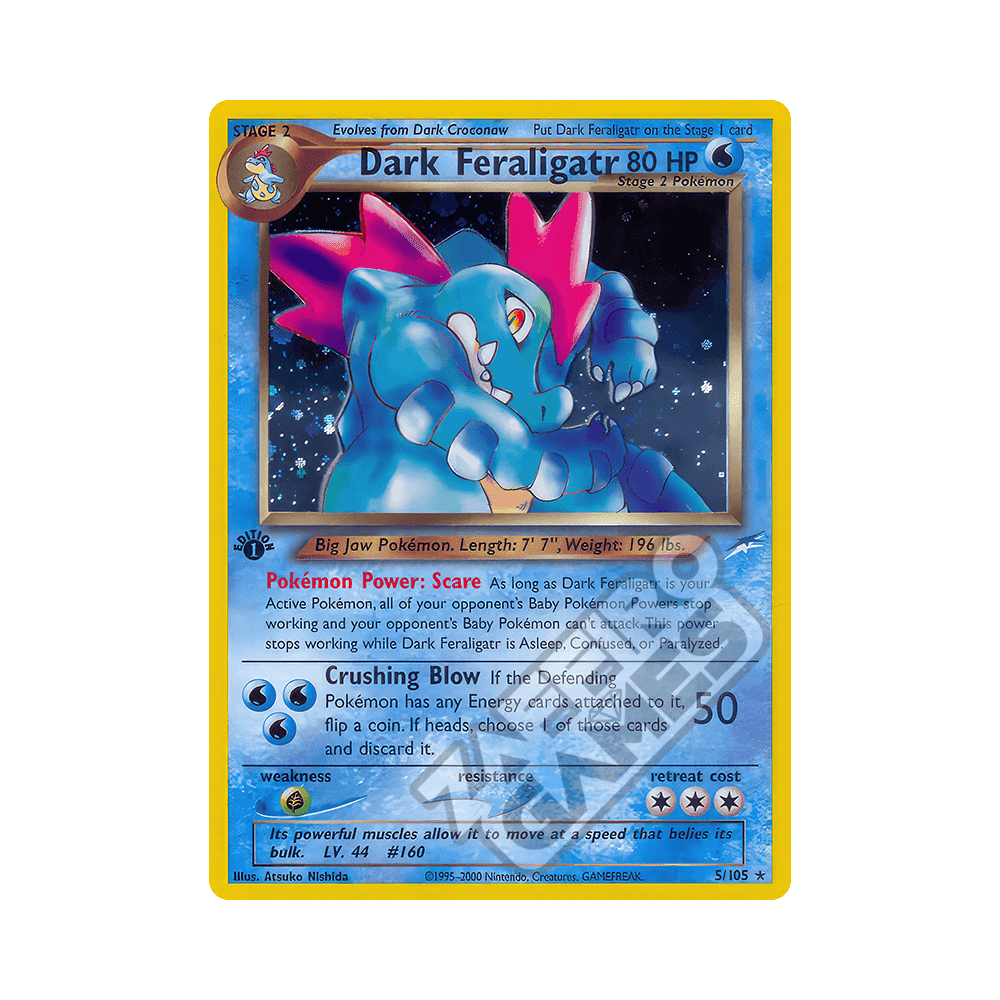 005/105 Dark Feraligatr Holo Prima Edizione (ITA) - Neo Destiny | ZAFFIRO  GAMES S.R.L.
