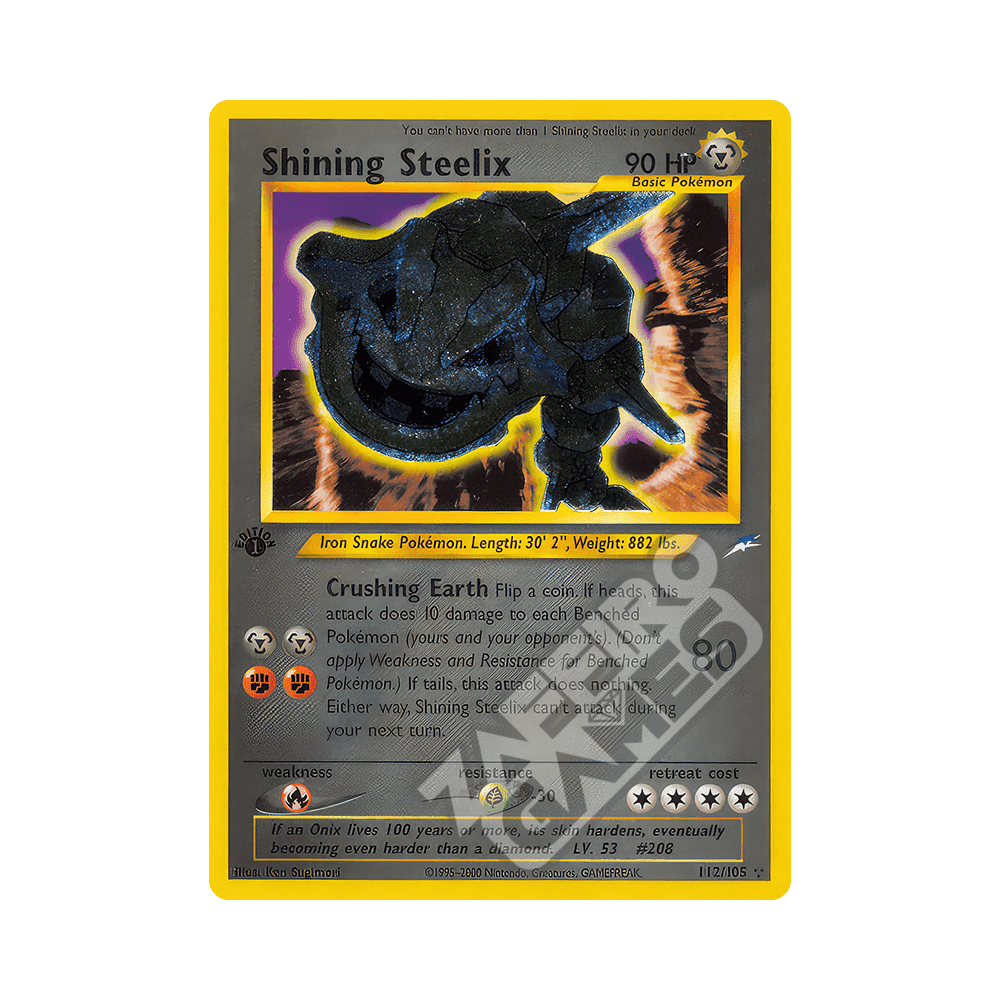 112/105 Shining Steelix Rara Prima Edizione (ITA) - Neo Destiny