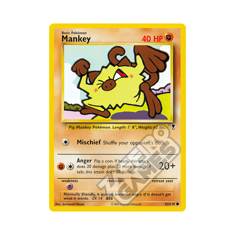 081/110 Mankey Comune (ENG) - Legendary Collection