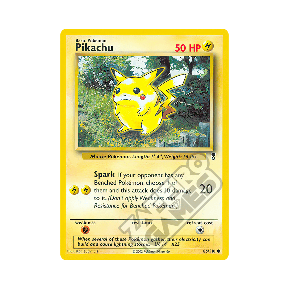 086/110 Pikachu Comune (ENG) - Legendary Collection rr