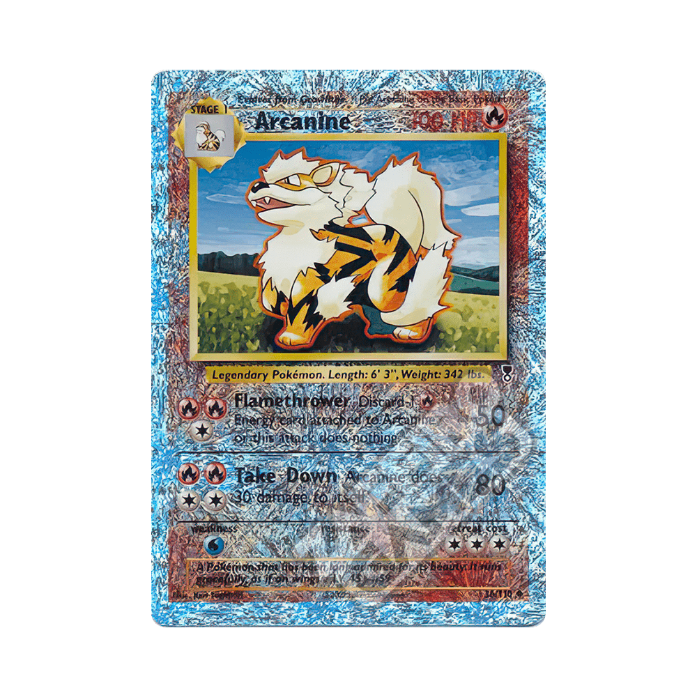 036/110 Arcanine Non Comune Reverse Holo (ENG) - Legendary Collection