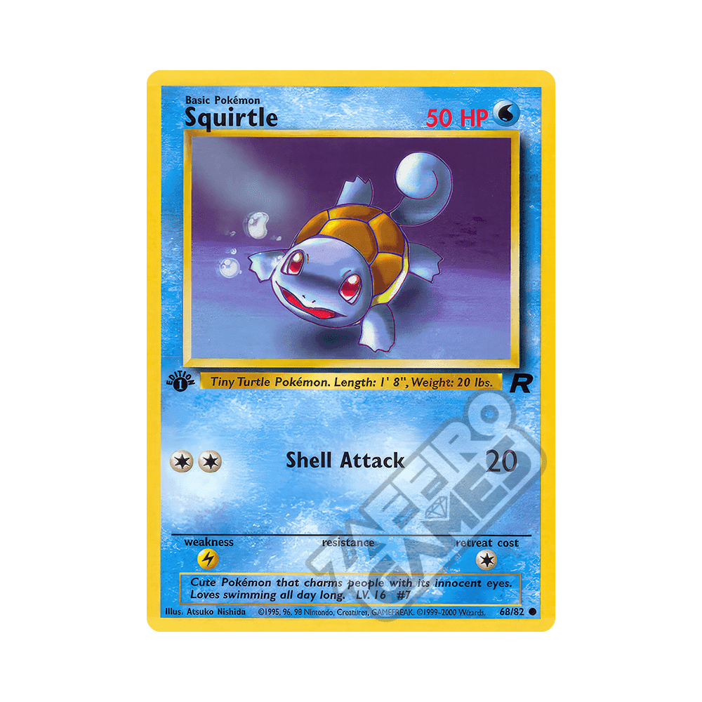 068/082 Squirtle Comune Prima Edizione (IT) – Team Rocket