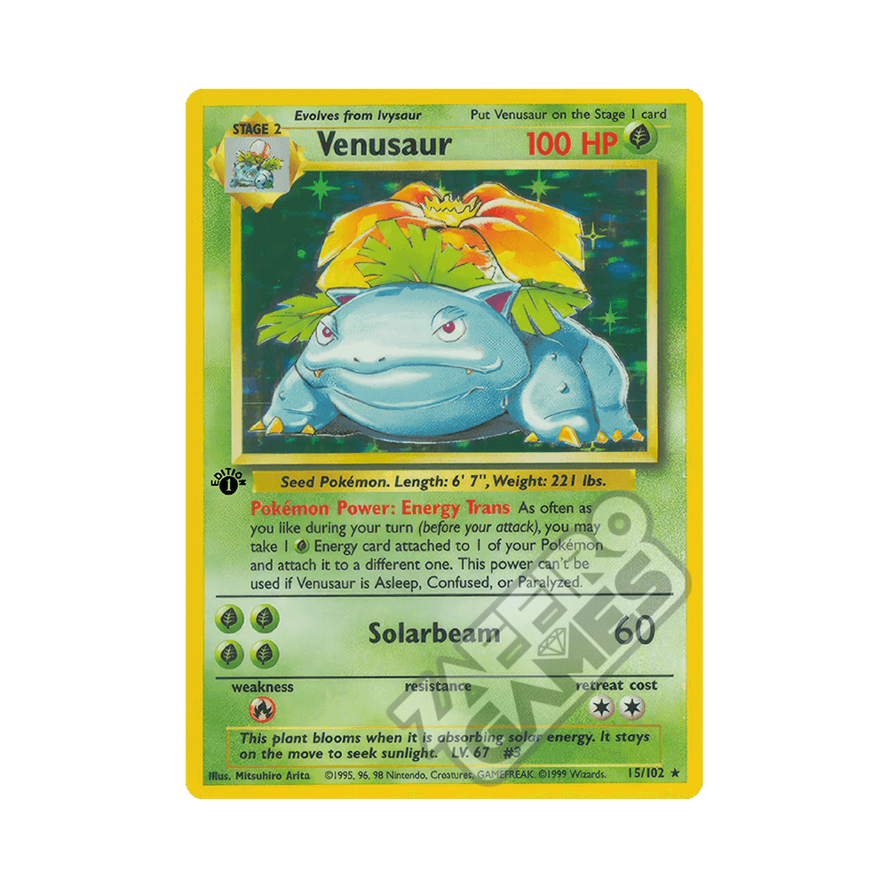015/102 Venusaur Holo Prima Edizione (ITA) - Set Base