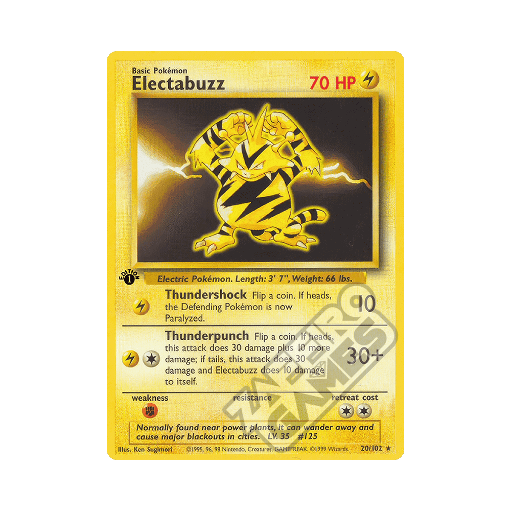 020/102 Electabuzz Rara Prima Edizione (ITA) - Set Base