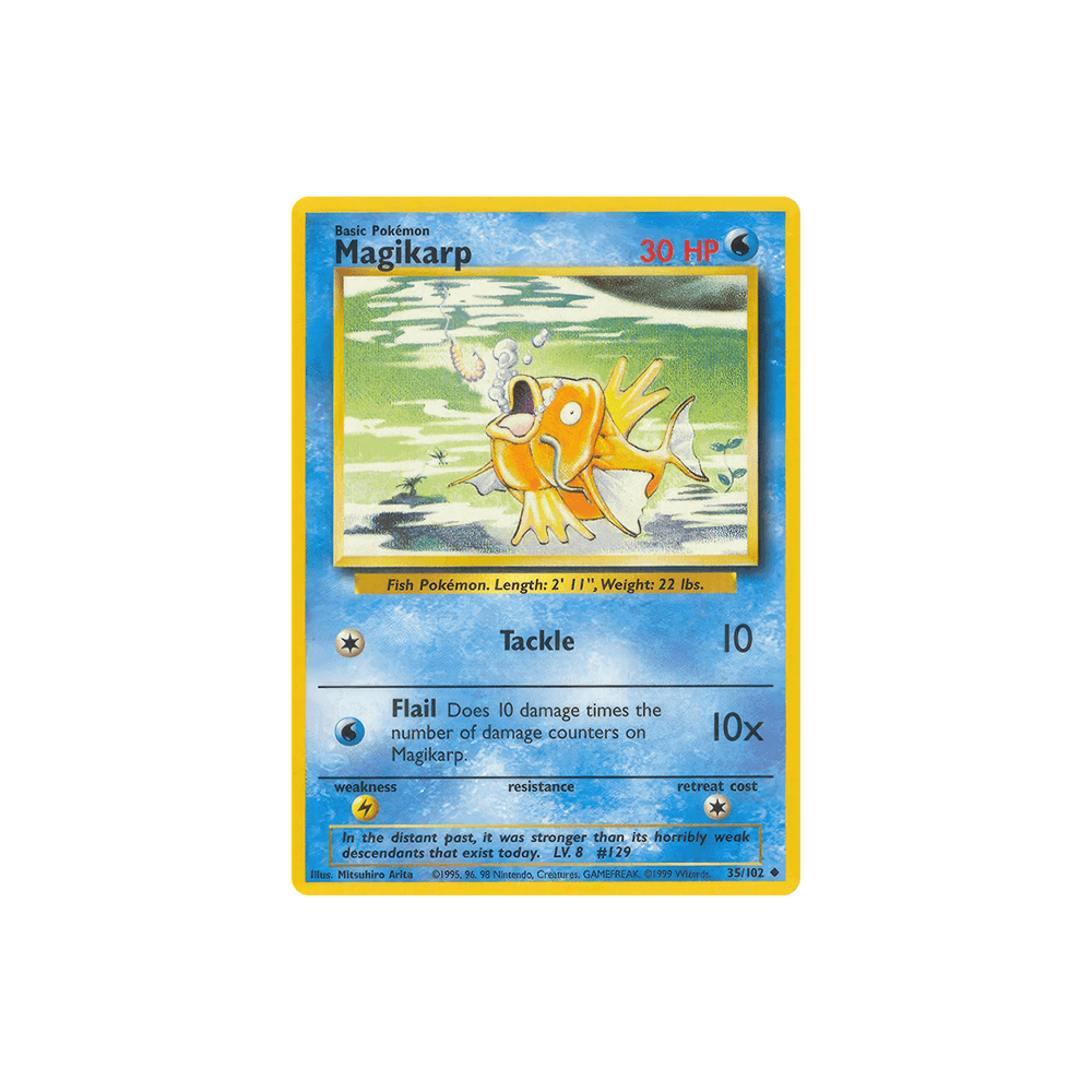 035/102 Magikarp Non Comune Prima Edizione (ITA) - Set Base rr