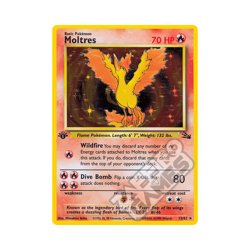012/062 Moltres Holo Prima Edizione (IT) – Fossil