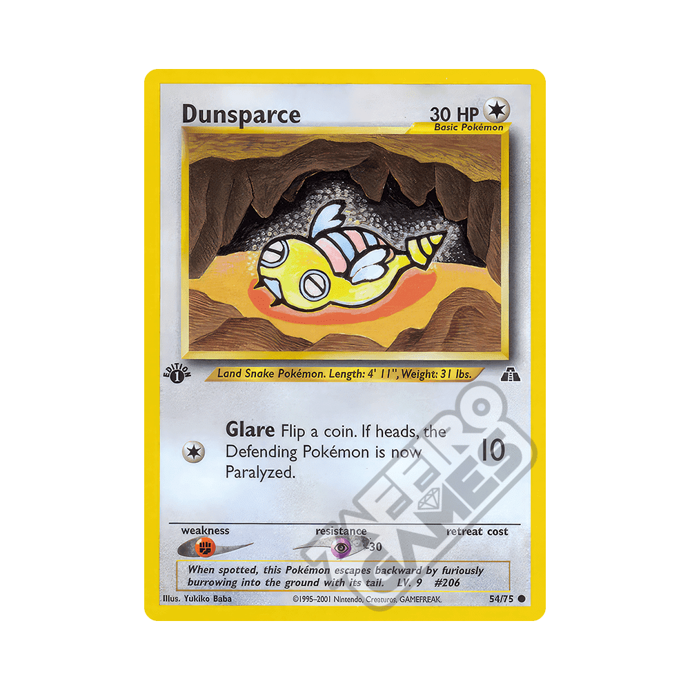 54/75 Dunsparce Comune Prima Edizione (ITA) - Neo Discovery