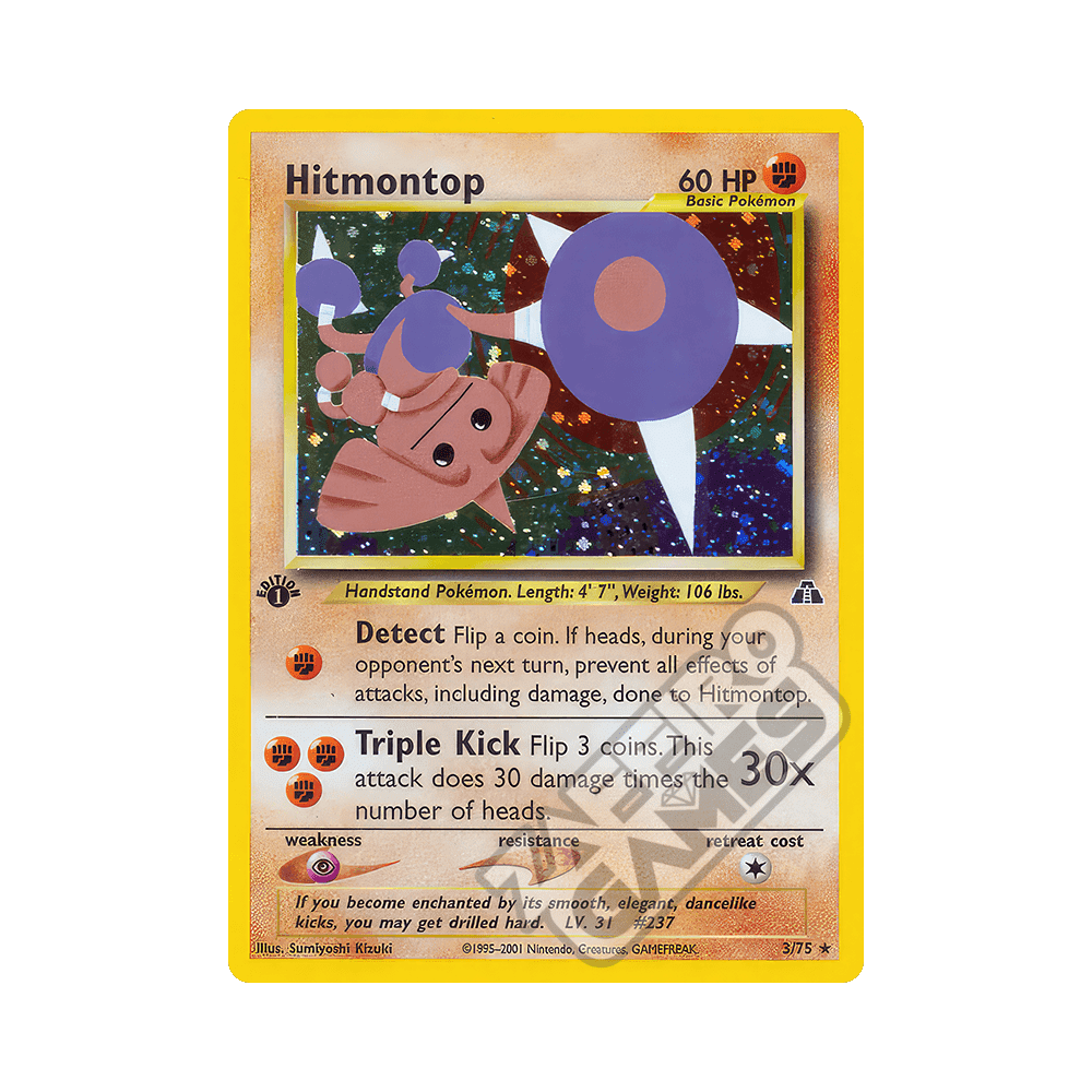 03/75 Hitmontop Holo Prima Edizione (ITA) - Neo Discovery