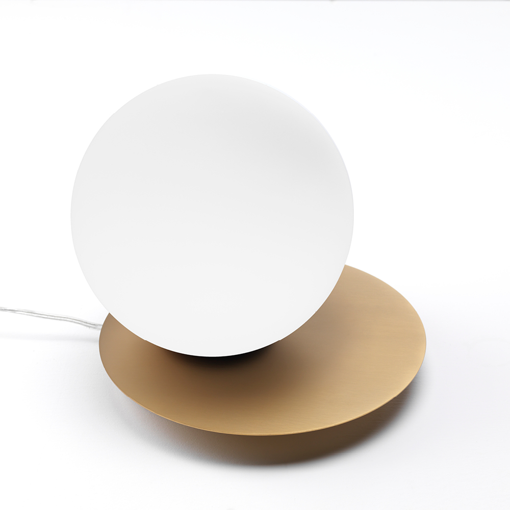 PEARL DA TAVOLO 25 ORO SPAZZOLATO 12W 3000K 