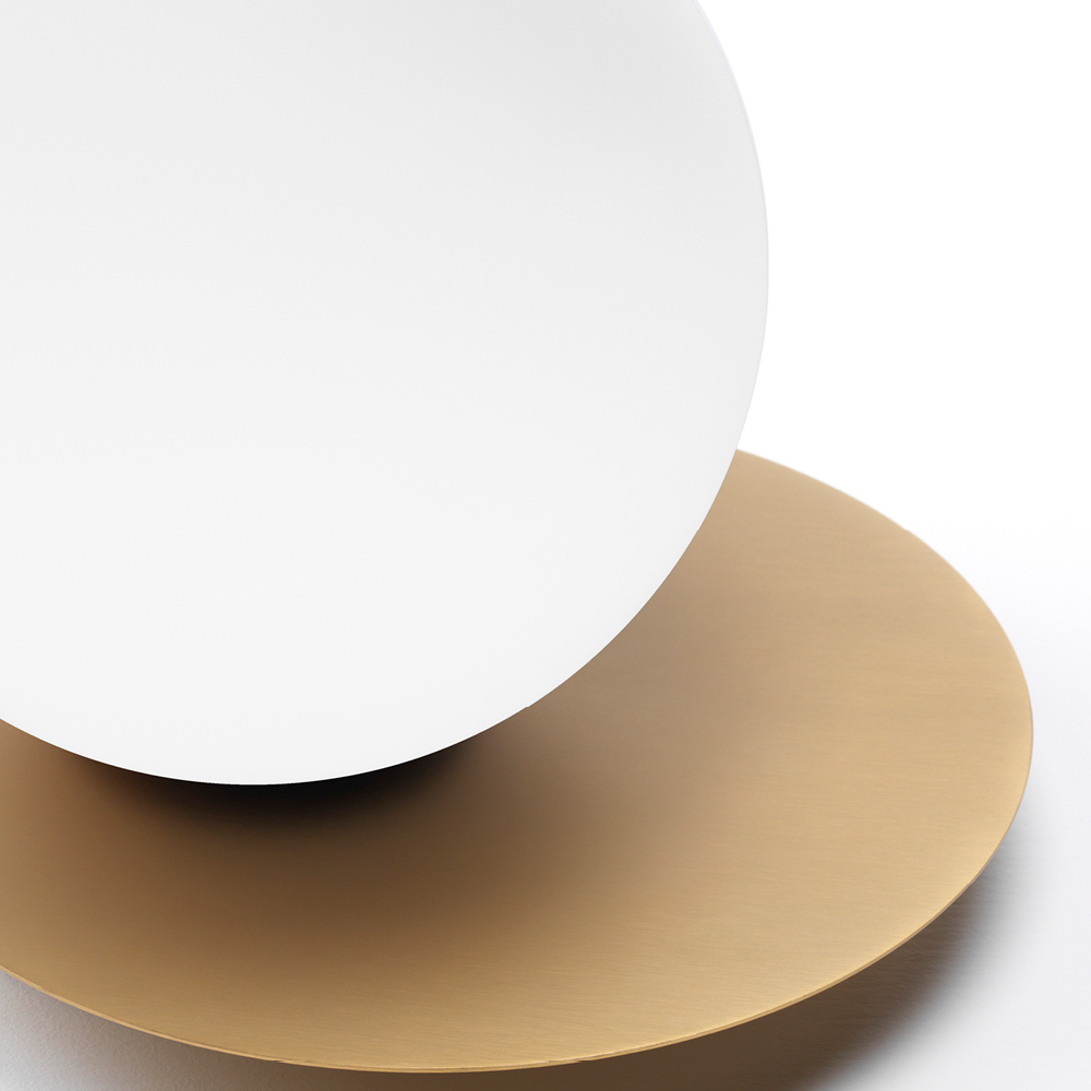 PEARL DA TAVOLO 25 ORO SPAZZOLATO 12W 3000K 