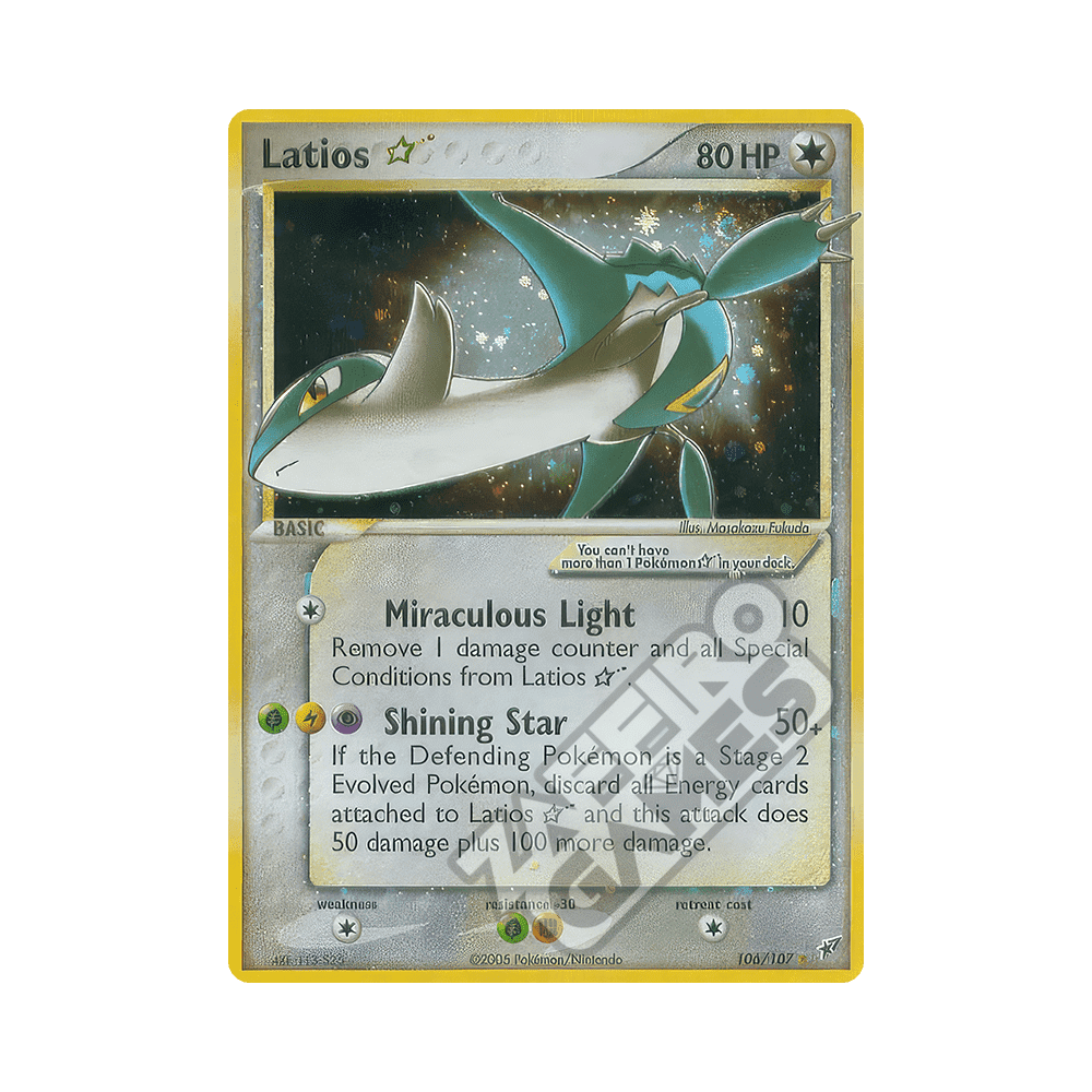 105/107 Latias ☆ Gold Star (ITA) – EX Deoxys | ZAFFIRO