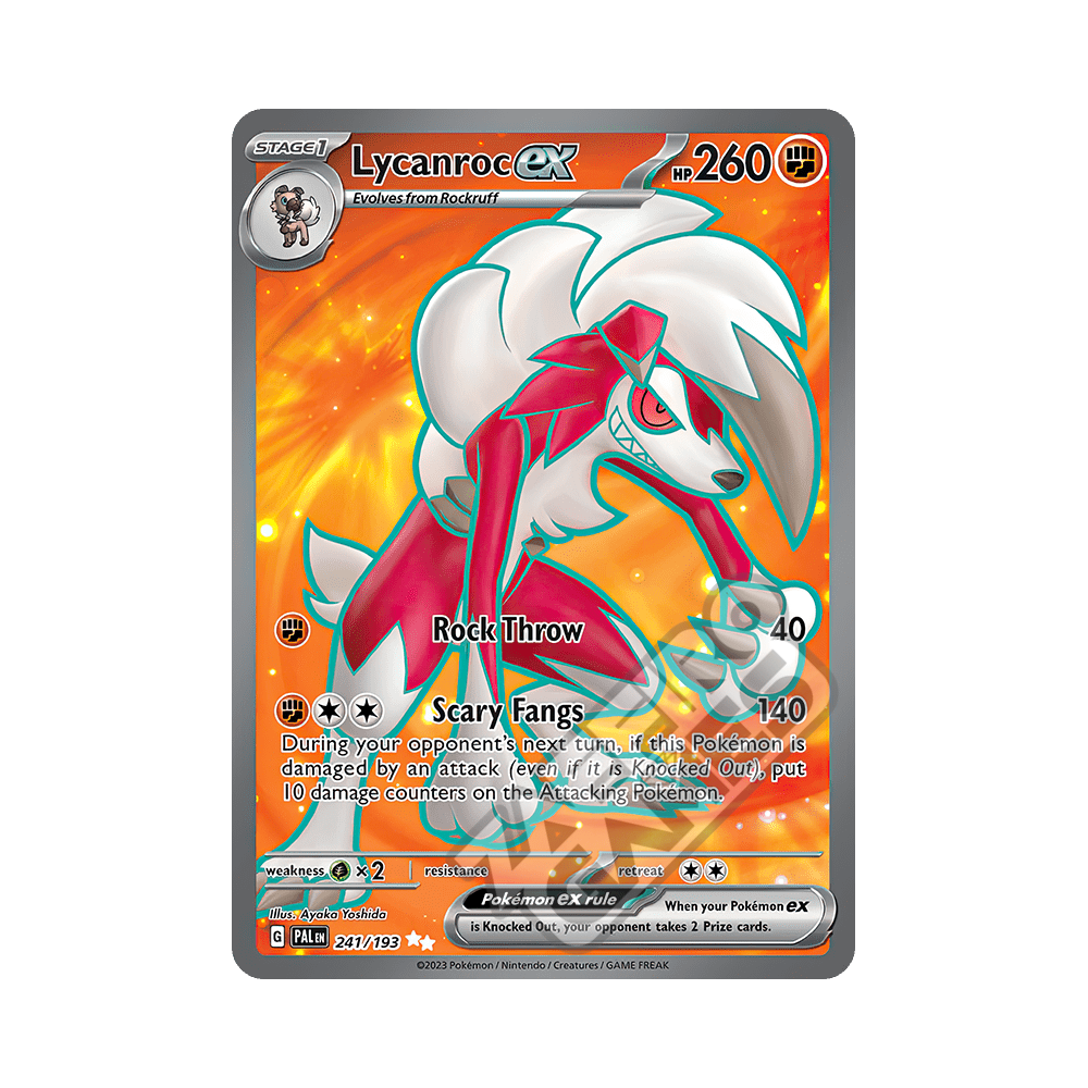 pokemon unified minds card prices POKMON CARD GAME sv1a 050/073 RR Lycanroc ex