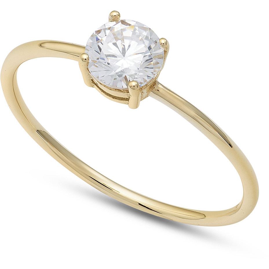 MARKO Anxiety Anello Donna In Oro 333 Con Zirconi – Anello Di Fidanzamento Love Everlasting – Gioiello Estetico E Rilassante