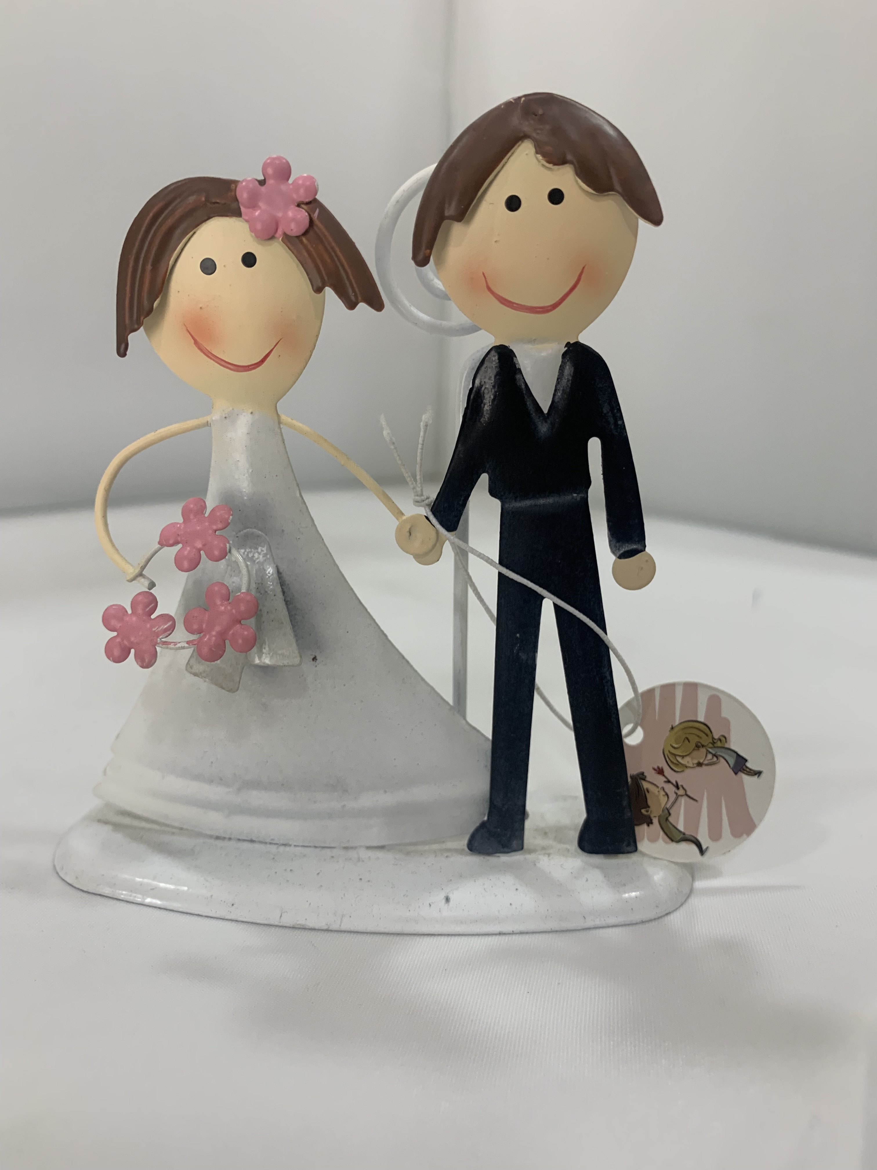 Coppia Sposi per Torta in Ceramica