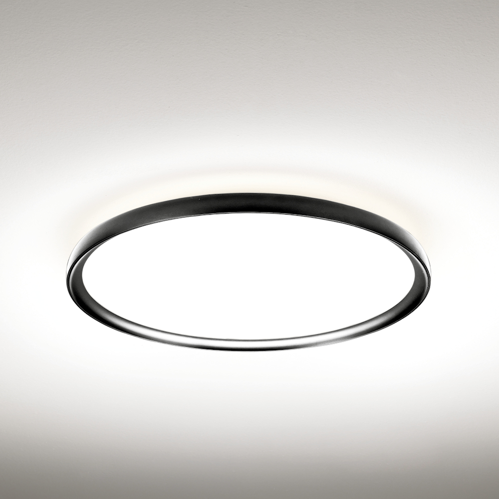 ATENA PLAFONIERA Ø60 NERO 50W 3000K - 4000K 