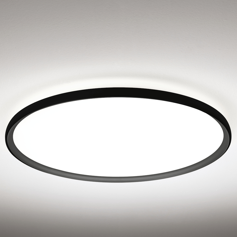 ATENA PLAFONIERA Ø80 NERO 84W 3000K - 4000K 