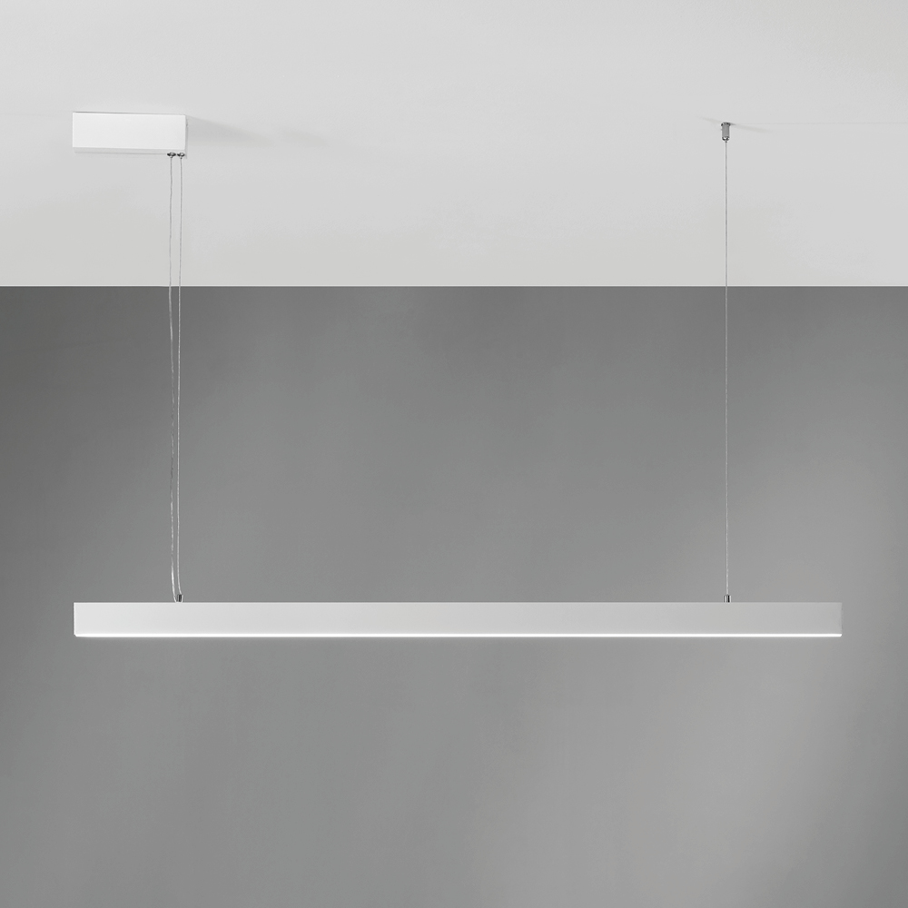 SEGMENTO SOSPENSIONE 125CM BIANCO 30W+10W 2700K-3000K-4000K