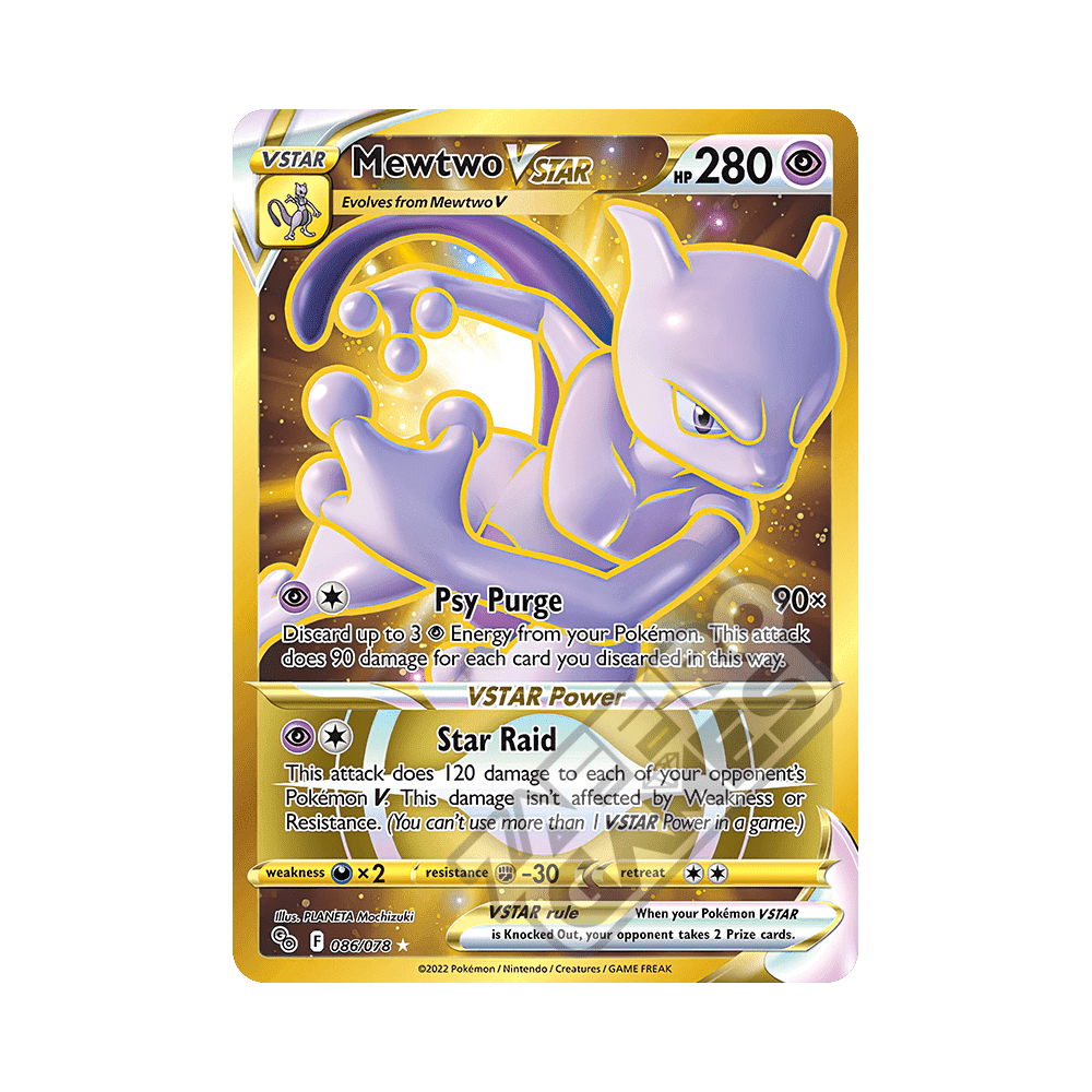 086/078 Mewtwo V Astro Gold Rara Segreta (ITA)  Pokmon GO | ZAFFIRO GAMES  S.R.L.
