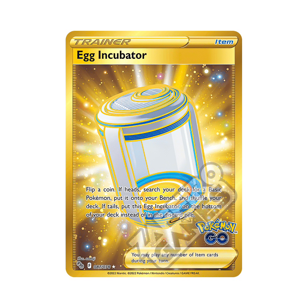 087/078 Incubatrice Uova Gold Rara Segreta (ITA)  Pokmon GO | ZAFFIRO  GAMES S.R.L.