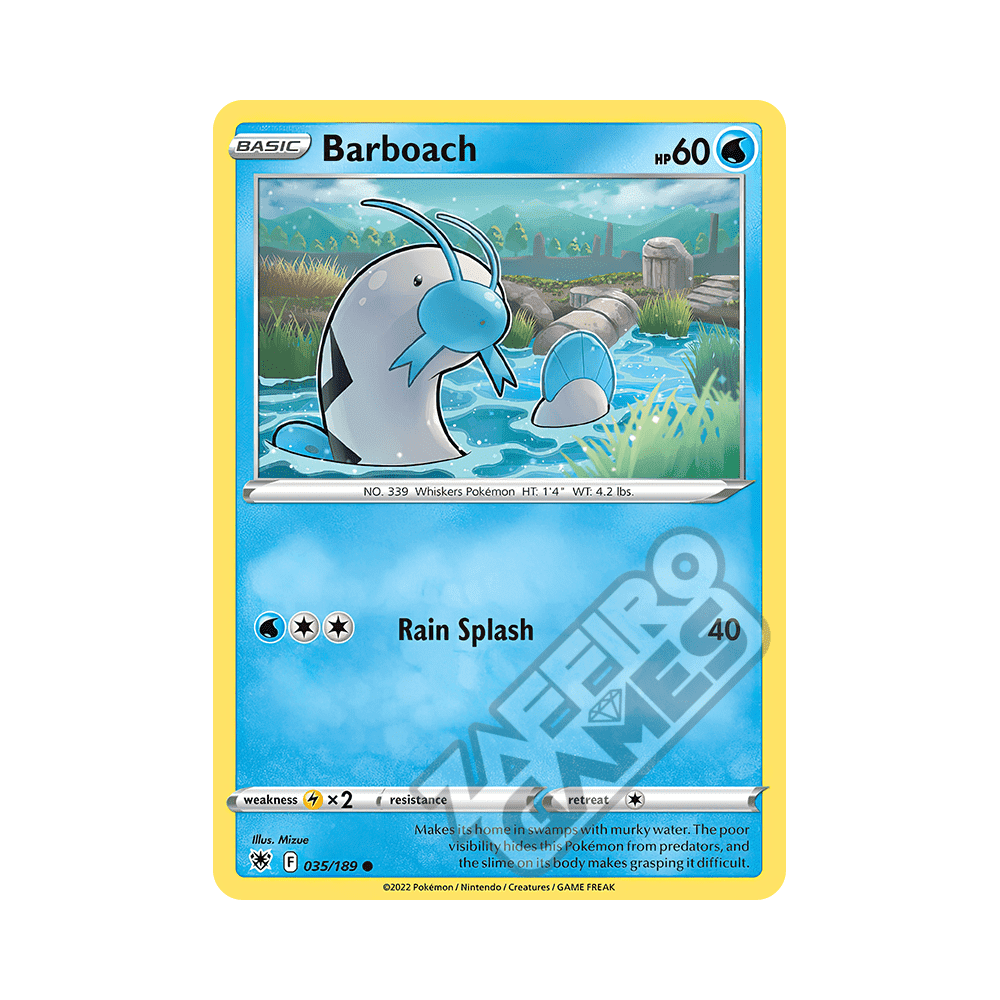 barboach pokemon card value Barboach 51/97 - ex Dragon - Reverse holo main image 0