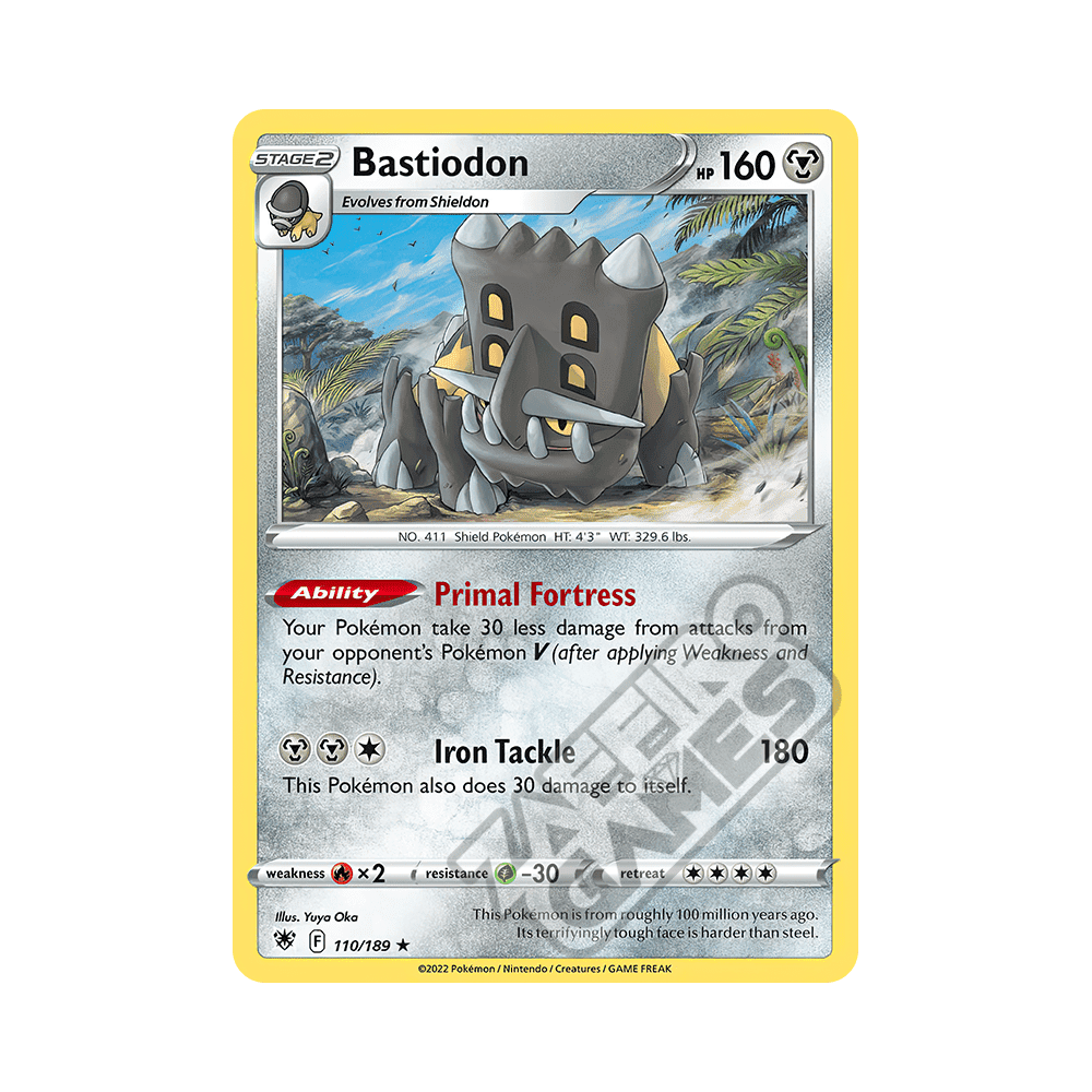 bastiodon pokemon card value Amazon.com: Pokemon Bastiodon 110/189 - Astral Radiance