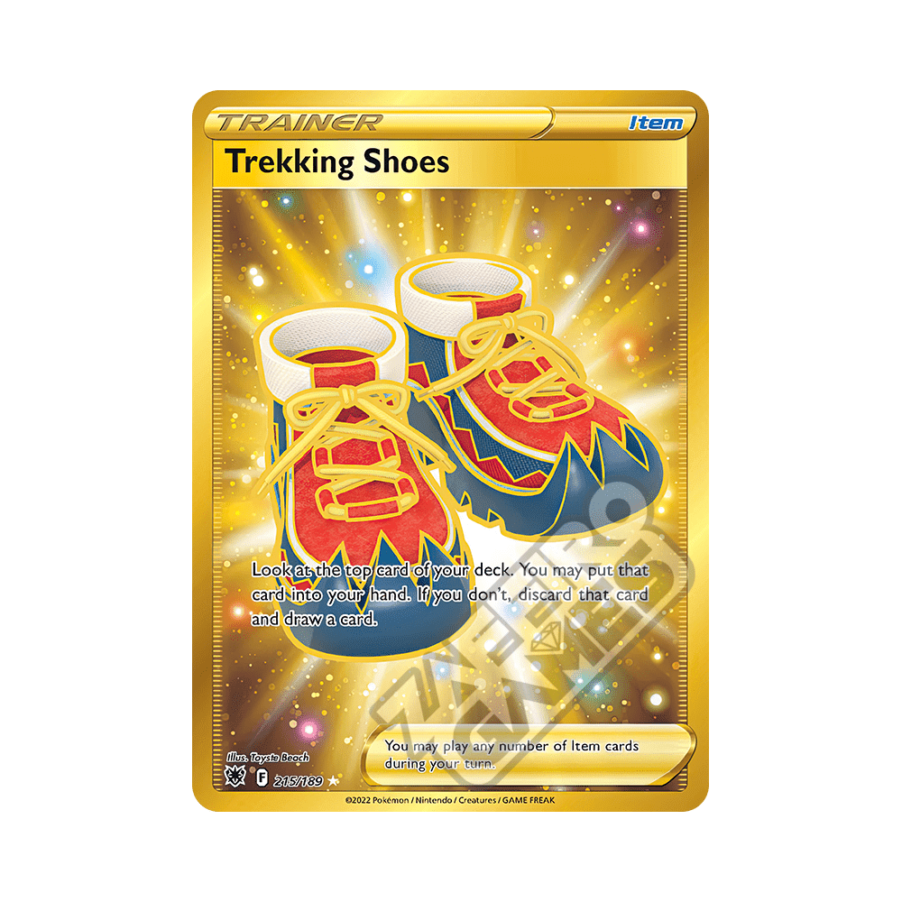 gold trekking shoes pokemon card Toys | 215189 Astral Radiance Secret Rare Tcg Nm Astral Radiance Singles Pokemon Card Trekking Shoes UR