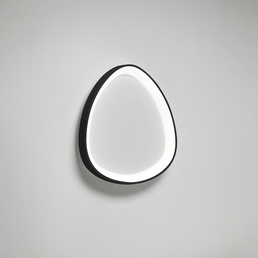 LIFERING-P PLAFONIERA 42 NERO 38W 3000K - 4000K DIMMERABILE