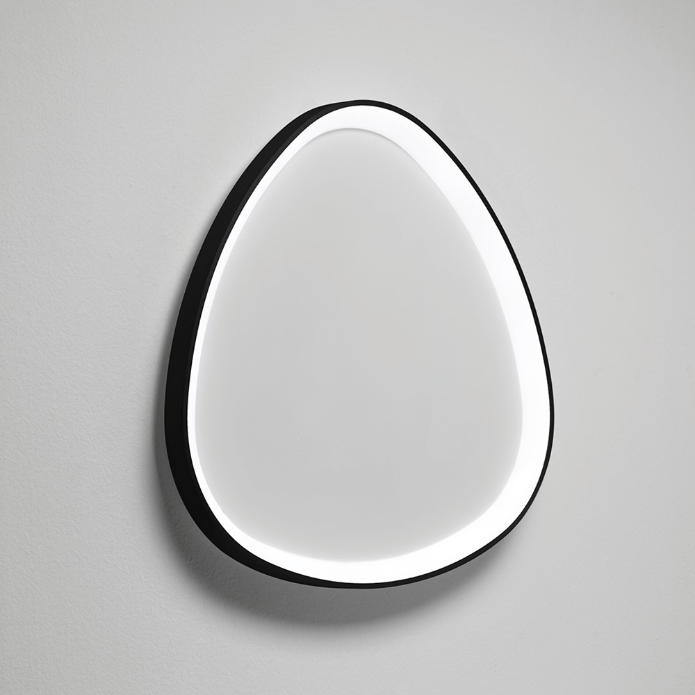 LIFERING-P PLAFONIERA 61 NERO 48W 3000K-4000K DIMMERABILE