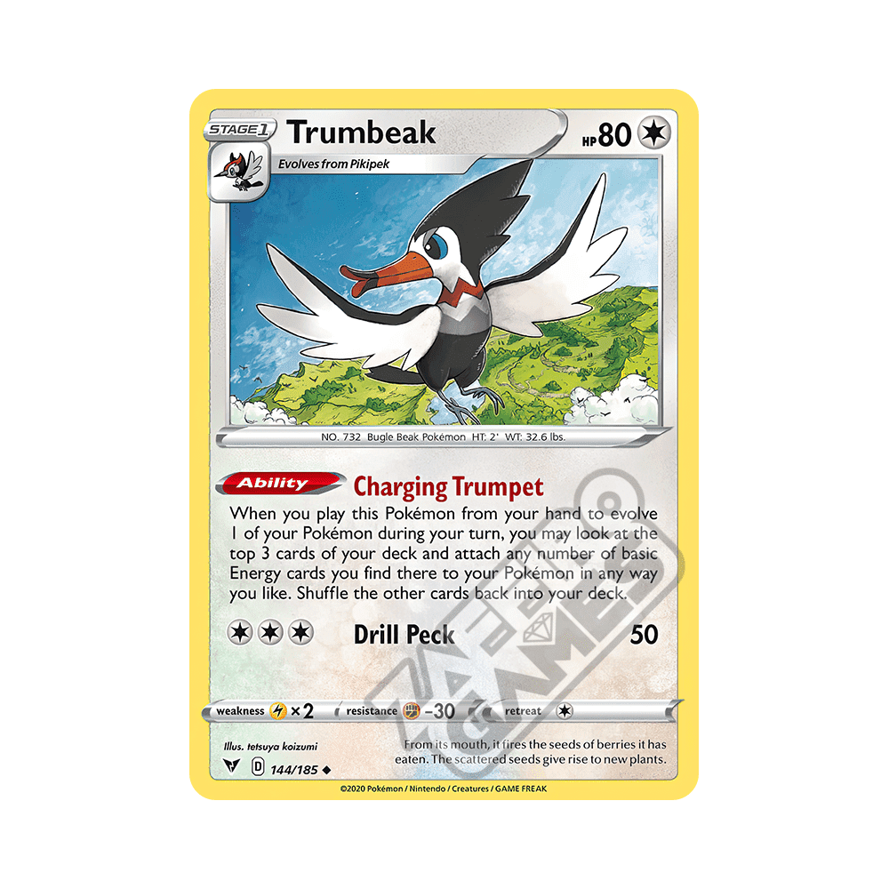 144/185 Trumbeak Non Comune (ITA)  Voltaggio Sfolgorante | ZAFFIRO GAMES  S.R.L.