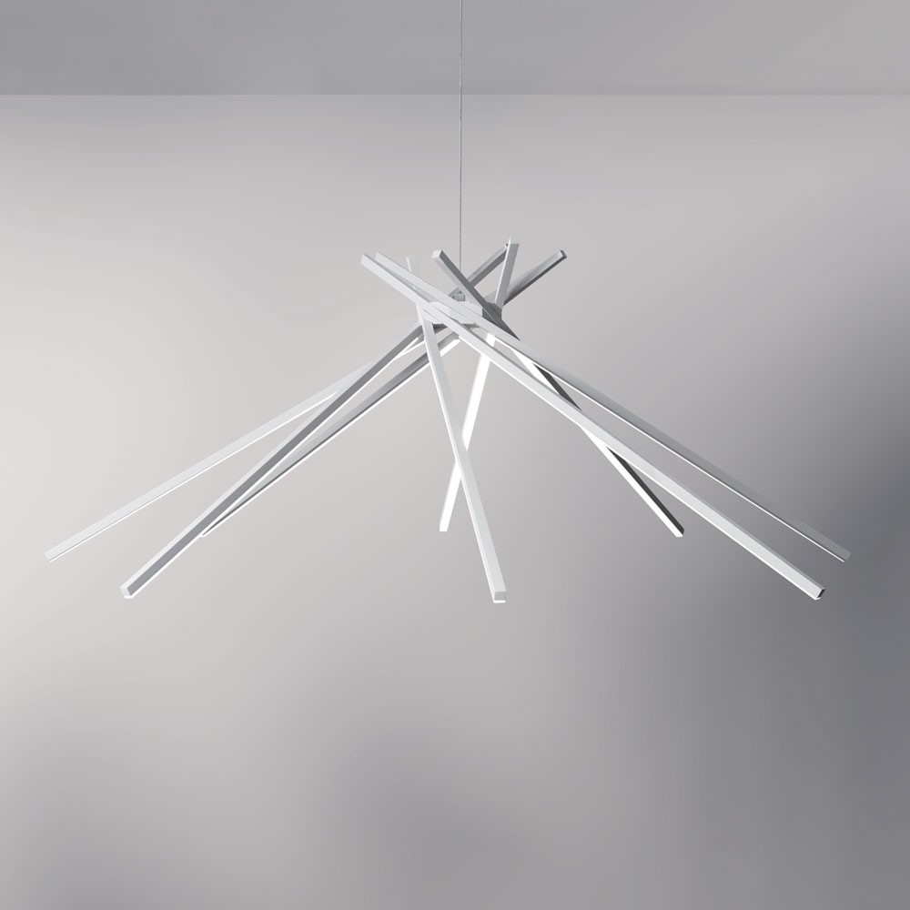 SHANG SOSPENSIONE BIANCO 38W 3000K