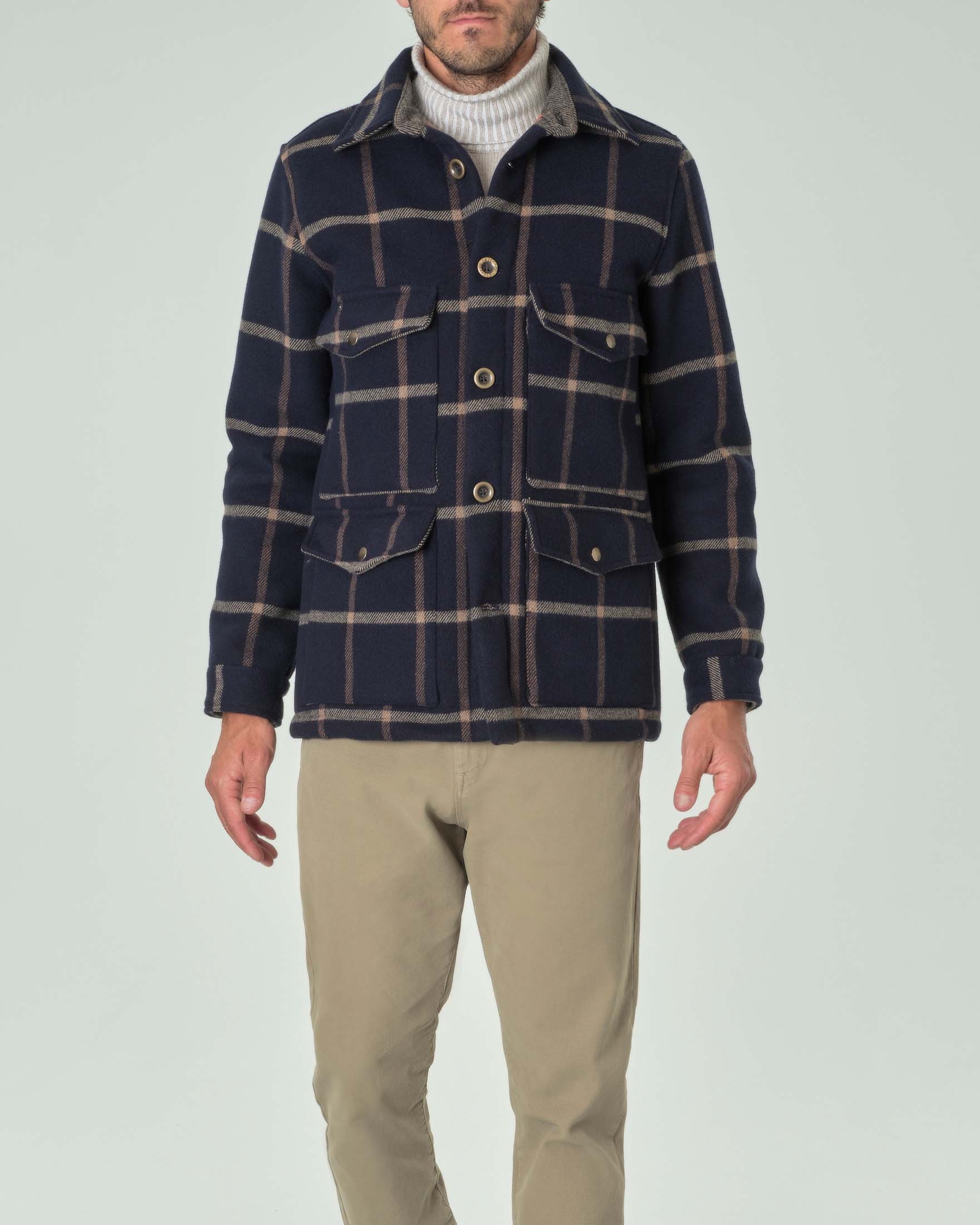 Cappotto Doppiopetto Check | Store Ufficiale - 11