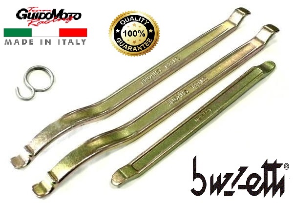 Set 3 Leve Smontagomme Per Moto E Bici - 30 Cm Con Protezione Cerchio E Accessori - Attrezzo Per Cambio Pneumatici - Foto 8