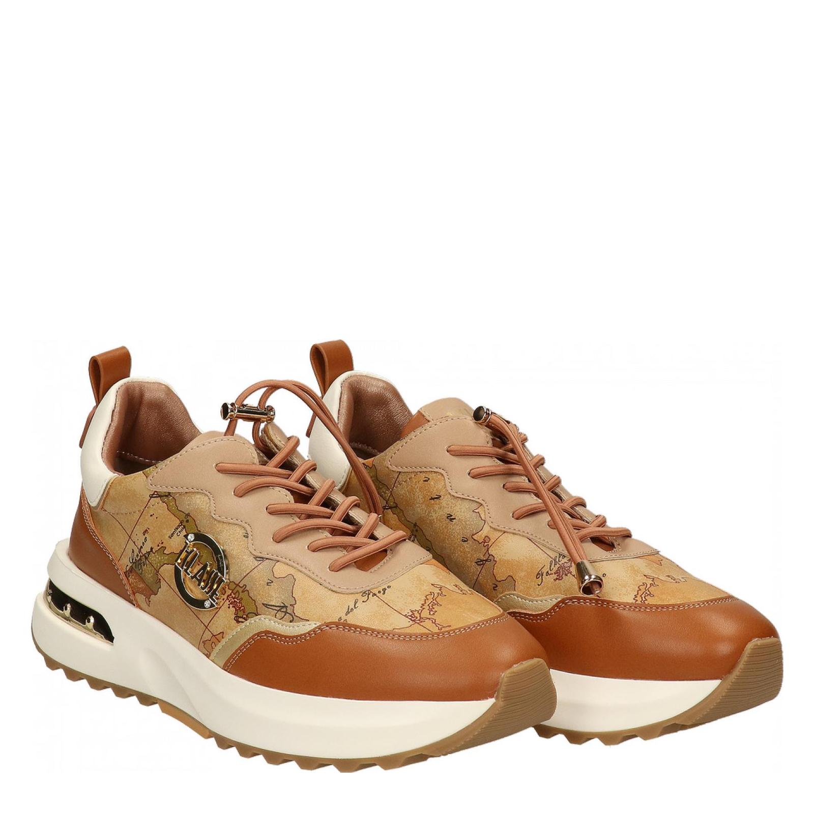 Alviero Martini Prima Classe Geo Roa Sneakers Naturale - Acquista A Prezzi  Outlet!