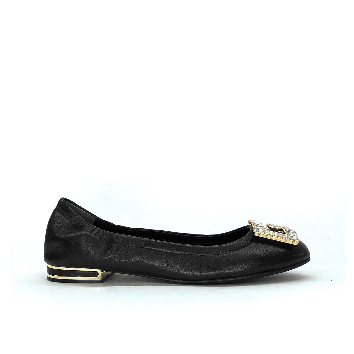 Ballerine nere con gioiello Guess DIGIE CALZATURE SNC