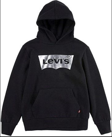 Felpa levi's sale nera ragazza